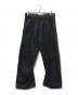 NVRFRGT（ネヴァーフォーゲット）の古着「COATING 3D TWISTED WIDE LEG JEANS」｜インディゴ
