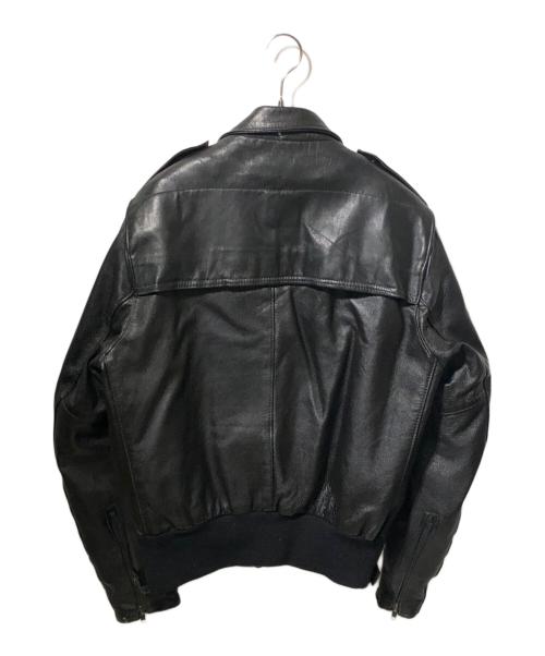 taylor's leatherwear（テイラーズレザーウェア）TAYLOR'S LEATHERWEAR (テイラーズレザーウェア) レザージャケット ブラック サイズ:38の古着・服飾アイテム