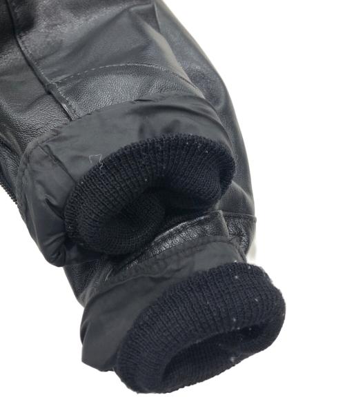 taylor's leatherwear（テイラーズレザーウェア）TAYLOR'S LEATHERWEAR (テイラーズレザーウェア) レザージャケット ブラック サイズ:38の古着・服飾アイテム
