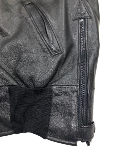 taylor's leatherwear（テイラーズレザーウェア）TAYLOR'S LEATHERWEAR (テイラーズレザーウェア) レザージャケット ブラック サイズ:38の古着・服飾アイテム