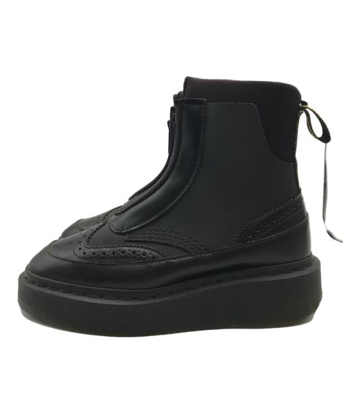Dr.Martens（ドクターマーチン）Dr.Martens (ドクターマーチン) JEMISON フロントジップブーツ ブラック サイズ:36の古着・服飾アイテム
