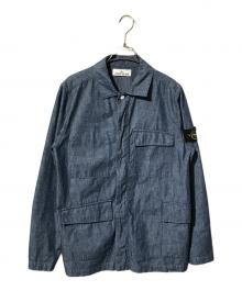 STONE ISLAND（ストーンアイランド）の古着「CHAMBRAY CANVAS デニムジャケット」｜インディゴ