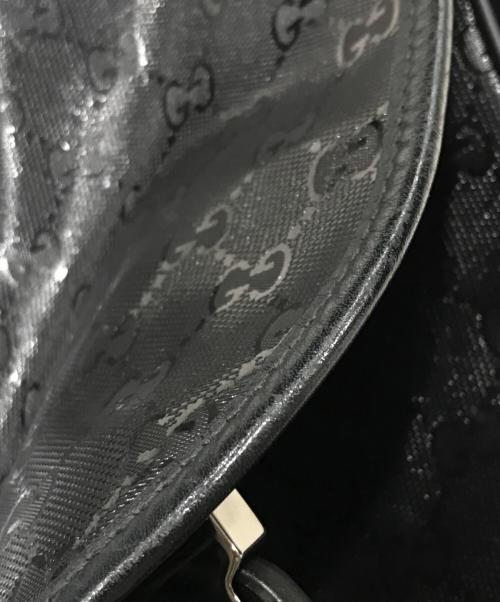 GUCCI（グッチ）GUCCI (グッチ) GGインプリメ/メッセンジャーバッグ ブラックの古着・服飾アイテム