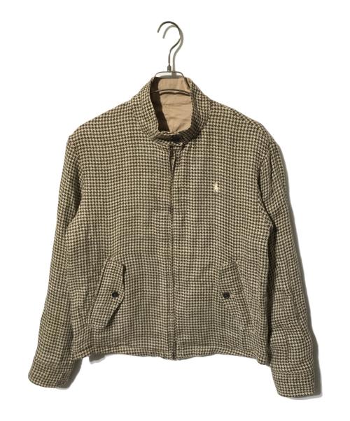POLO RALPH LAUREN（ポロ・ラルフローレン）POLO RALPH LAUREN (ポロ・ラルフローレン) リバーシブルスイングトップ ベージュ サイズ:Mの古着・服飾アイテム