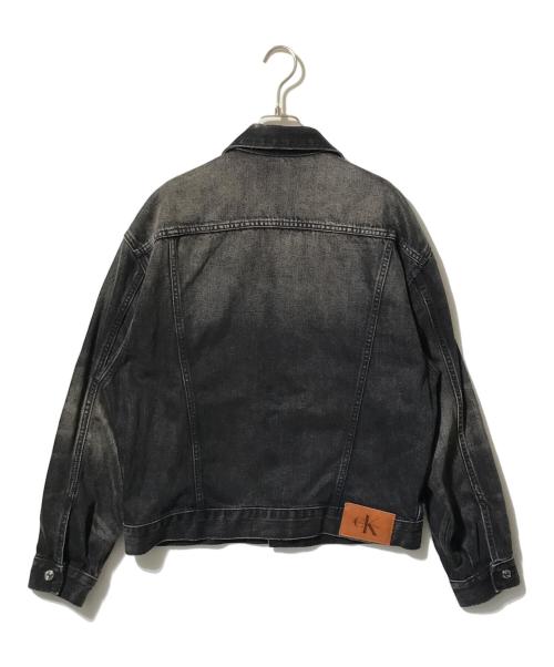 Calvin Klein（カルバンクライン）Calvin Klein (カルバンクライン) 90S デニムトラッカージャケット ブラック サイズ:Sの古着・服飾アイテム