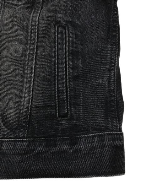 Calvin Klein（カルバンクライン）Calvin Klein (カルバンクライン) 90S デニムトラッカージャケット ブラック サイズ:Sの古着・服飾アイテム