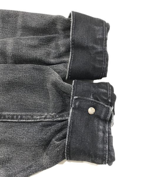 Calvin Klein（カルバンクライン）Calvin Klein (カルバンクライン) 90S デニムトラッカージャケット ブラック サイズ:Sの古着・服飾アイテム