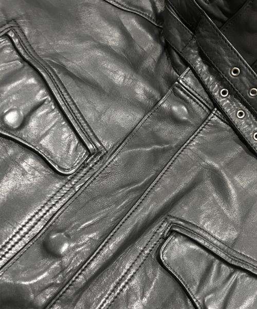 Kyoji Maruyama（キョウジ・マルヤマ）Kyoji Maruyama (キョウジ・マルヤマ) ライダースジャケット ブラック サイズ:3の古着・服飾アイテム