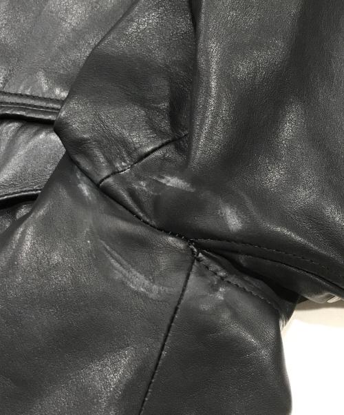 Kyoji Maruyama（キョウジ・マルヤマ）Kyoji Maruyama (キョウジ・マルヤマ) ライダースジャケット ブラック サイズ:3の古着・服飾アイテム