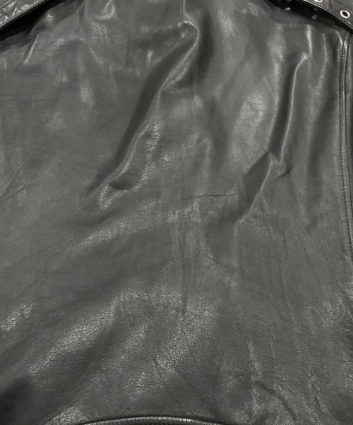 Kyoji Maruyama（キョウジ・マルヤマ）Kyoji Maruyama (キョウジ・マルヤマ) ライダースジャケット ブラック サイズ:3の古着・服飾アイテム