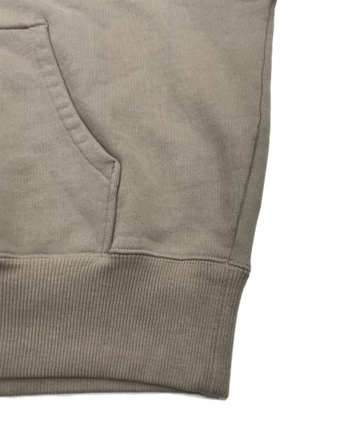 ami（アミ）ami (アミ) ハートロゴハーフジップパーカー ベージュ サイズ:XLの古着・服飾アイテム