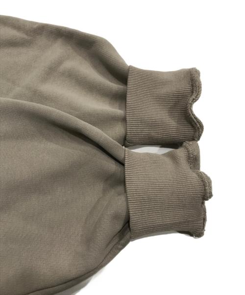 ami（アミ）ami (アミ) ハートロゴハーフジップパーカー ベージュ サイズ:XLの古着・服飾アイテム