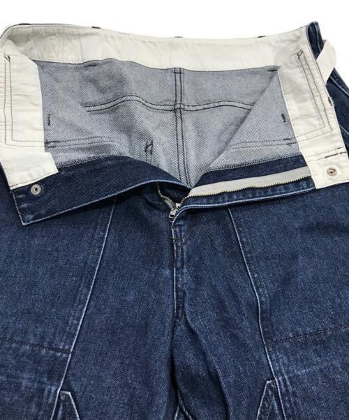 PUBLIC TOKYO（パブリックトウキョウ）PUBLIC TOKYO (パブリックトウキョウ) SHIOTA (シオタ) ダブルニ―ペイントパンツ インディゴ サイズ:2の古着・服飾アイテム
