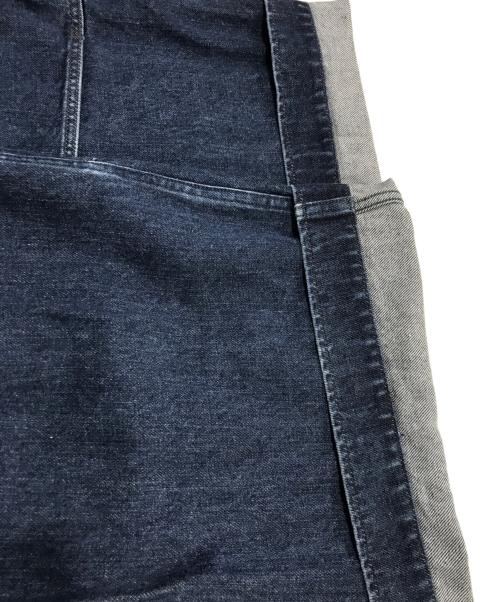 PUBLIC TOKYO（パブリックトウキョウ）PUBLIC TOKYO (パブリックトウキョウ) SHIOTA (シオタ) ダブルニ―ペイントパンツ インディゴ サイズ:2の古着・服飾アイテム