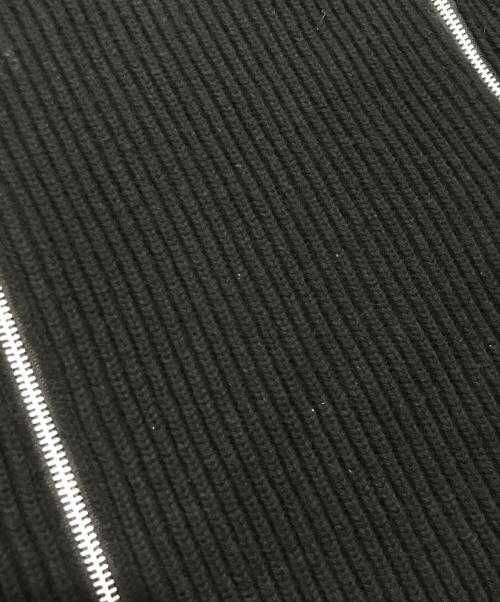 jieda（ジエダ）jieda (ジエダ) 2WAY ZIP UP KNIT/ニット/ハイネックニット ブラック サイズ:２の古着・服飾アイテム