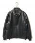 Y-3（ワイスリー）の古着「フェイクレザーボンバージャケット/レザージャケット」｜ブラック