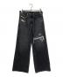 DIESEL（ディーゼル）の古着「RELAXED D-RISE/デニム/ジーンズ\ダメージジーンズ」｜ブラック