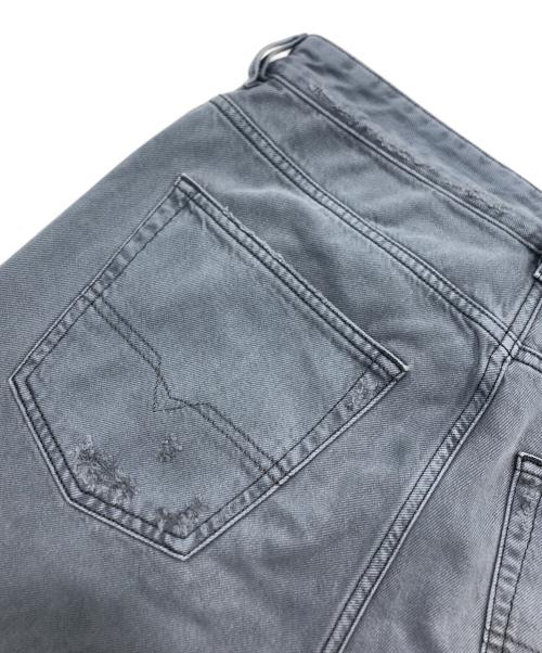 DIESEL（ディーゼル）DIESEL (ディーゼル) RELAXED D-RISE/デニム/ジーンズ\ダメージジーンズ グレー サイズ:28/30の古着・服飾アイテム