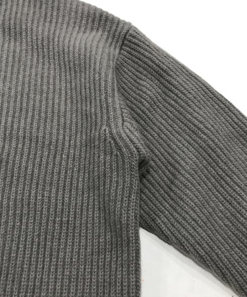GALERIE VIE（ギャルリーヴィー）GALERIE VIE (ギャルリーヴィー) ファインウール クルーネックニット グレー サイズ:Mの古着・服飾アイテム