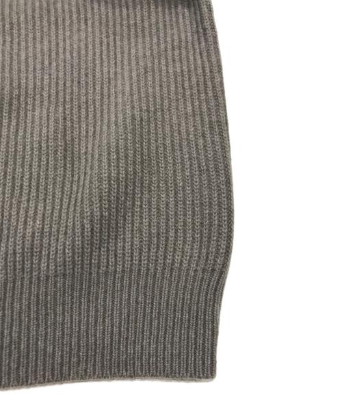 GALERIE VIE（ギャルリーヴィー）GALERIE VIE (ギャルリーヴィー) ファインウール クルーネックニット グレー サイズ:Mの古着・服飾アイテム