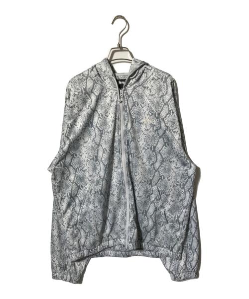 stussy（ステューシー）stussy (ステューシー) アスレチック メッシュ ジップ フーディー/ジップパーカー グレー サイズ:XLの古着・服飾アイテム