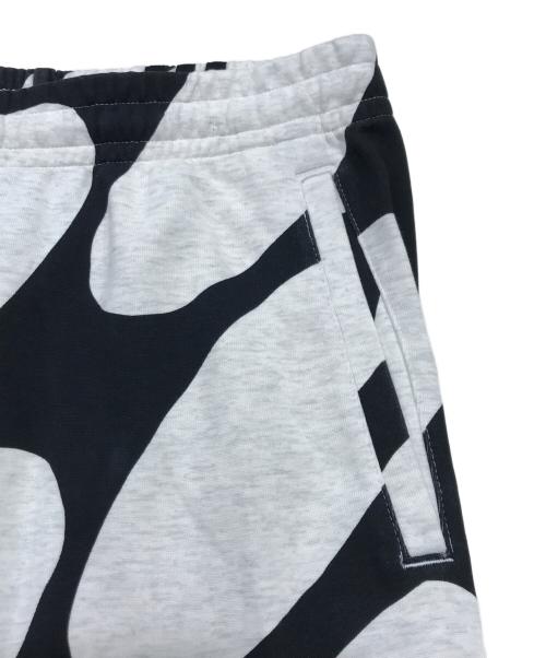 adidas（アディダス）adidas (アディダス) marimekko (マリメッコ) フューチャーアイコン スリーストライプスパンツ グレー×ブラック サイズ:Ｌの古着・服飾アイテム