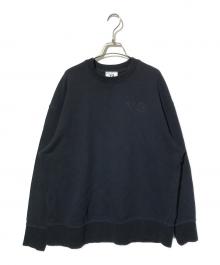 Y-3（ワイスリー）の古着「ロゴクルーネックスウェット」｜ブラック