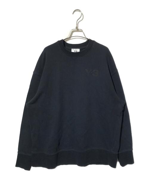 Y-3（ワイスリー）Y-3 (ワイスリー) ロゴクルーネックスウェット ブラック サイズ:Mの古着・服飾アイテム
