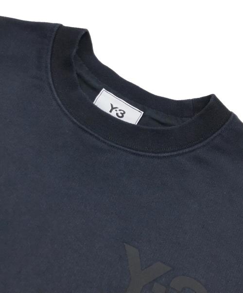 Y-3（ワイスリー）Y-3 (ワイスリー) ロゴクルーネックスウェット ブラック サイズ:Mの古着・服飾アイテム