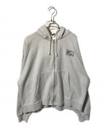 NIKE×stussy（ナイキ×ステューシー）の古着「ジップパーカー」｜グレー