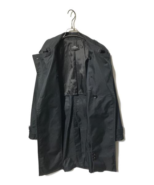 COACH（コーチ）COACH (コーチ) ダブルトレンチコート ブラック サイズ:Sの古着・服飾アイテム