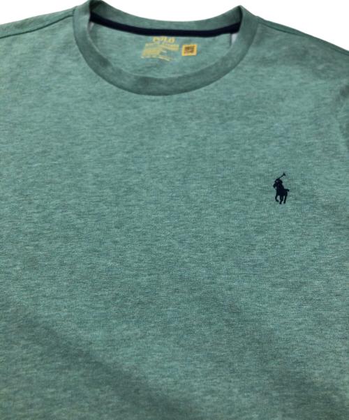 POLO RALPH LAUREN（ポロ・ラルフローレン）POLO RALPH LAUREN (ポロ・ラルフローレン) クルーネックスウェット グリーン サイズ:XLの古着・服飾アイテム