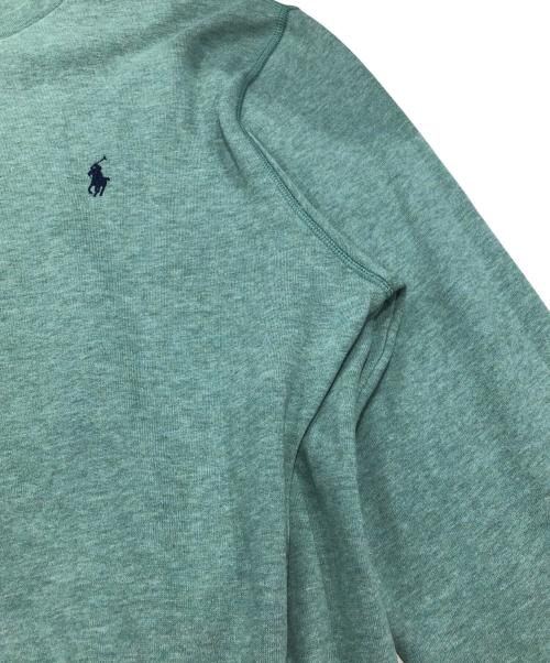POLO RALPH LAUREN（ポロ・ラルフローレン）POLO RALPH LAUREN (ポロ・ラルフローレン) クルーネックスウェット グリーン サイズ:XLの古着・服飾アイテム