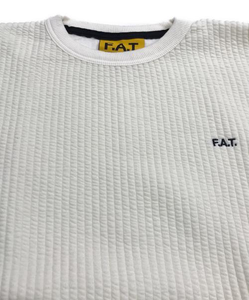 FAT（エフエーティー）FAT (エフエーティー) QUILUP クルーネックスウェット アイボリー サイズ:FATの古着・服飾アイテム