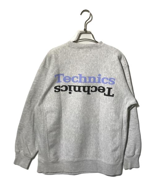 JOURNAL STANDARD（ジャーナルスタンダード）JOURNAL STANDARD (ジャーナルスタンダード) Technics (テクニクス) プリントスウェット グレー サイズ:Mの古着・服飾アイテム