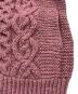 中古・古着 CAMBIO (カンビオ) Himalayan Climber’s Hand-Knit (ヒマラヤンクライマーズハンドニット) 手編みショールカーディガン ピンク サイズ:LL：10000円