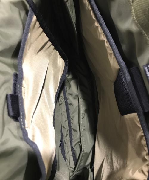 PORTER（ポーター）PORTER (ポーター) hype (ハイプ) 2WAY TOTE BAG/2WAYバッグ/トートバッグ/ショルダーバッグ グリーン×ベージュの古着・服飾アイテム