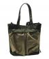 PORTER（ポーター）の古着「2WAY TOTE BAG/2WAYバッグ/トートバッグ/ショルダーバッグ」｜グリーン×ベージュ