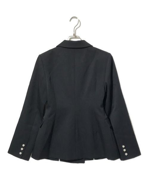 CADUNE（カデュネ）CADUNE (カデュネ) パールボタンジャケット ブラック サイズ:36の古着・服飾アイテム