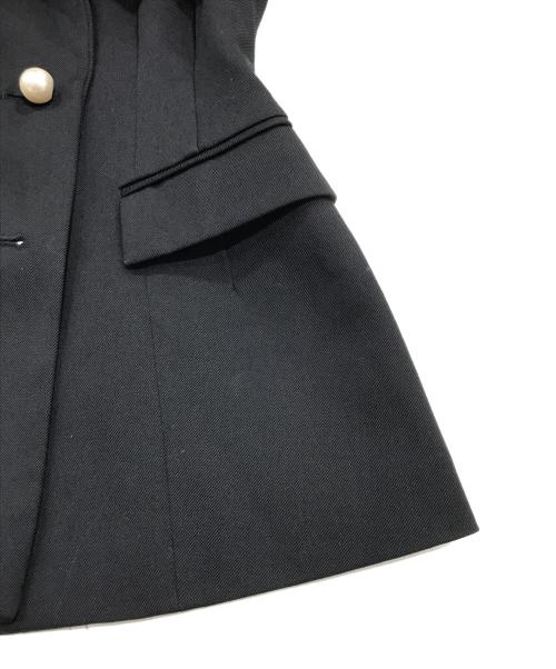 CADUNE（カデュネ）CADUNE (カデュネ) パールボタンジャケット ブラック サイズ:36の古着・服飾アイテム