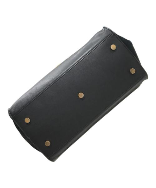 Saint Laurent Paris（サンローランパリ）Saint Laurent Paris (サンローランパリ) 2WAYショルダーバッグ ブラック×ゴールドの古着・服飾アイテム