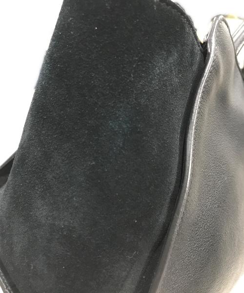 Saint Laurent Paris（サンローランパリ）Saint Laurent Paris (サンローランパリ) 2WAYショルダーバッグ ブラック×ゴールドの古着・服飾アイテム