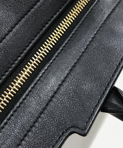 Saint Laurent Paris（サンローランパリ）Saint Laurent Paris (サンローランパリ) 2WAYショルダーバッグ ブラック×ゴールドの古着・服飾アイテム