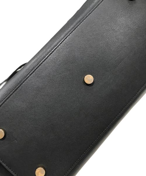 Saint Laurent Paris（サンローランパリ）Saint Laurent Paris (サンローランパリ) 2WAYショルダーバッグ ブラック×ゴールドの古着・服飾アイテム