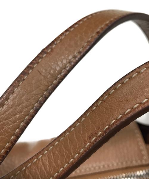 TOD'S（トッズ）TOD'S (トッズ) T TIMELESS ロゴチャーム 2WAYバッグ ブラウンの古着・服飾アイテム