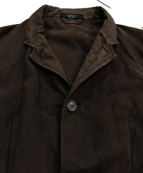 VIKTOR&ROLF（ヴィクター＆ロルフ）VIKTOR&ROLF (ヴィクター＆ロルフ) モールスキンジャケット ブラウン サイズ:48の古着・服飾アイテム
