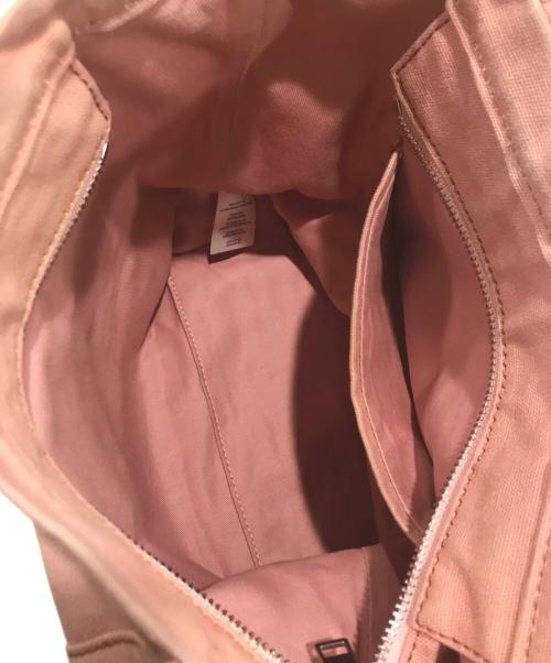 maison kitsune（メゾンキツネ）maison kitsune (メゾンキツネ) フォックスヘッド スモール トート ピンクの古着・服飾アイテム