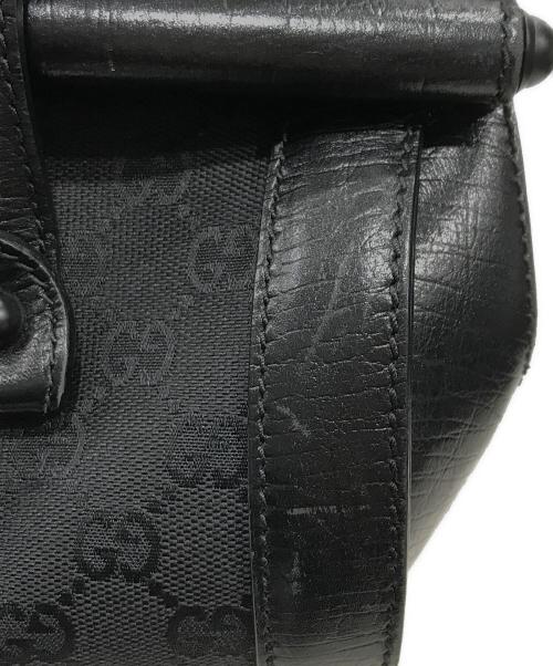 GUCCI（グッチ）GUCCI (グッチ) バンブーハンドバッグ ブラックの古着・服飾アイテム
