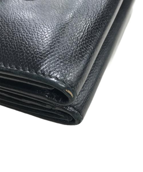 CHANEL（シャネル）CHANEL (シャネル) 3つ折り財布 ココボール ブラックの古着・服飾アイテム