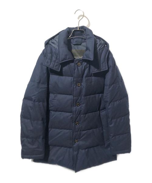 MACKINTOSH PHILOSOPHY（マッキントッシュ フィロソフィー）MACKINTOSH PHILOSOPHY (マッキントッシュ フィロソフィー) ウールダウンジャケット ネイビー サイズ:38の古着・服飾アイテム